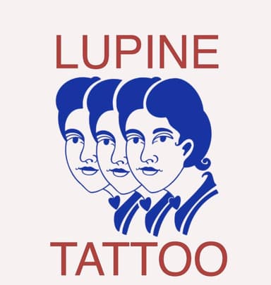 Lupine Tattoo Logo